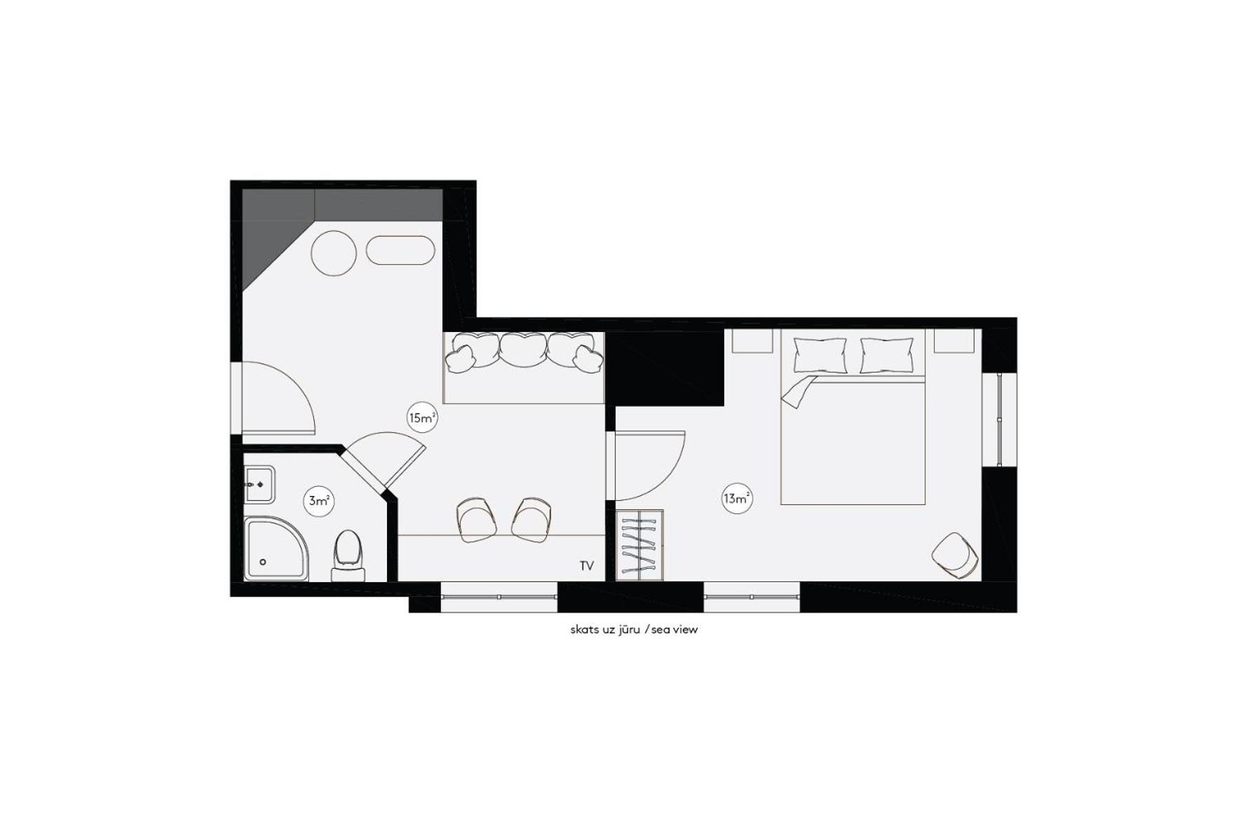 Laucu Akmens Hotel Skulte  Bilik gambar